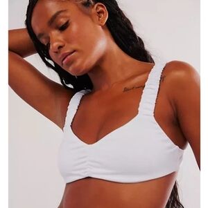 NWOT Free People Ruched Duo Bralette